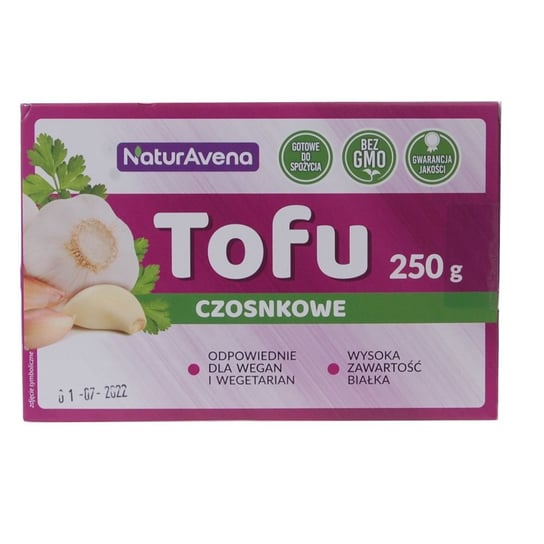 Tofu Kostka Czosnkowe 250 g - NaturAvena Naturavena