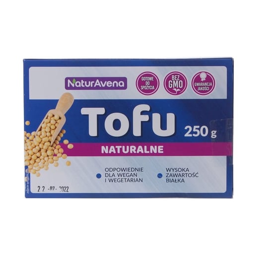 Tofu Kostka Naturalne 250 g - NaturAvena Naturavena