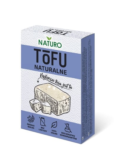 Tofu Naturalne Wegańskie Wegeteriańskie 200g Naturo Inna marka