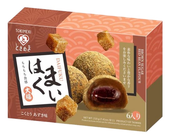 Tokimeki Mochi o smaku brązowego cukru i czerwonej fasoli 210g Inna marka