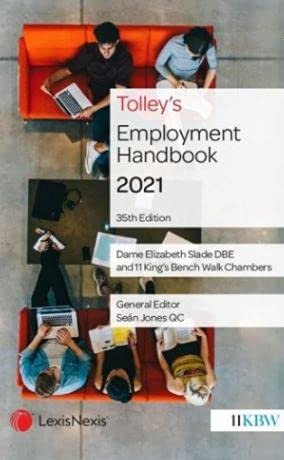 Tolleys employment handbook 35th edition Unknown