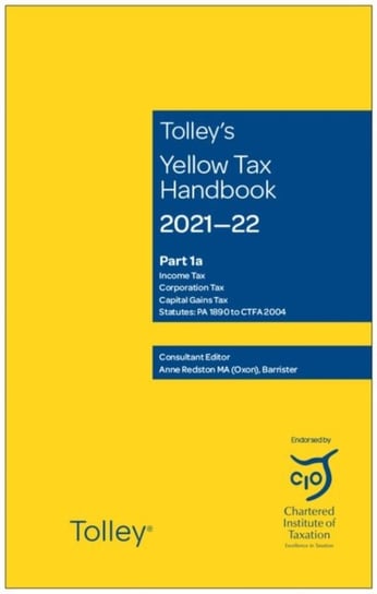 Tolleys Yellow Tax Handbook 2021-22 - Opracowanie Zbiorowe | Książka W ...