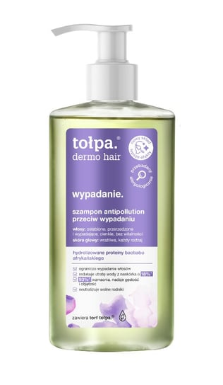 Tołpa, dermo hair wypadanie, szampon antipollution przeciw wypadaniu , 250 ml Tołpa