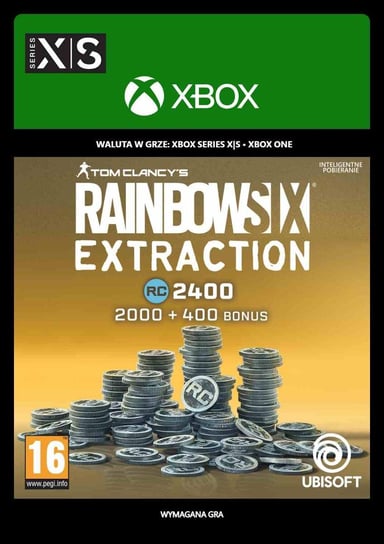Tom Clancys Rainbow Six Extraction 2400 kredytów REACT Ubisoft