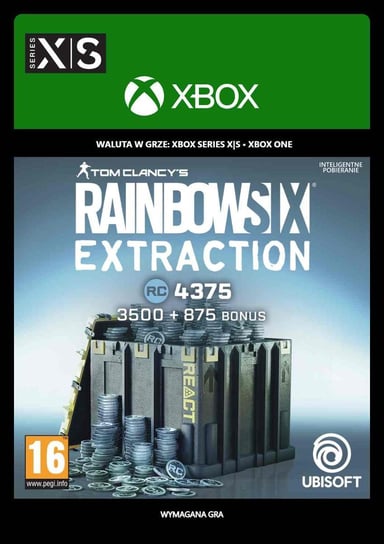 Tom Clancys Rainbow Six Extraction 4375 kredytów REACT Ubisoft