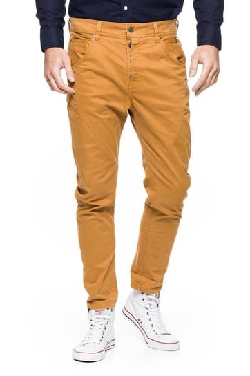 Tom Tailor, Spodnie męskie, Anti Fit Stretch Twill Pants Honey, rozmiar W33 L34 Tom Tailor