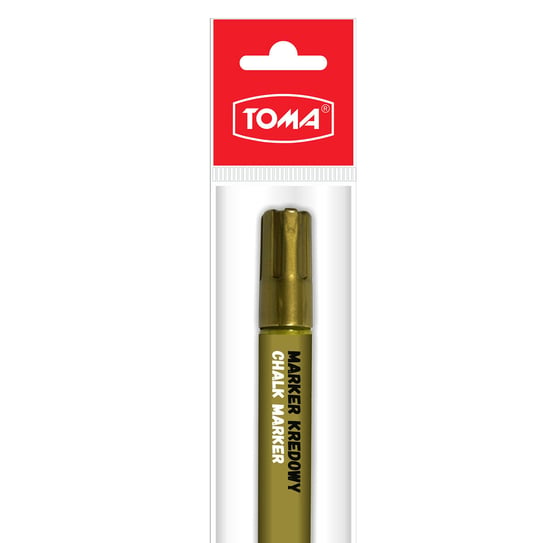 Toma, marker kredowy, 4,5 mm, złoty Toma
