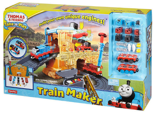 Tomek i Przyjaciele, zestaw Fabryka lokomotyw Mattel