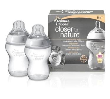 Tommee Tippee, Butelki do karmienia, 2x260 ml Tommee Tippee