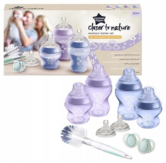 Tommee Tippee, Closer To Nature, Zestaw startowy dla noworodka, 9 szt. Tommee Tippee