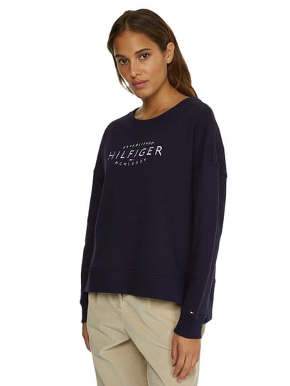 Tommy Hilfiger Bluza Damska Reg New Branded O-Nk Sweatshirt Navy Ww0Ww35978 Dw5 Xs Tommy Hilfiger