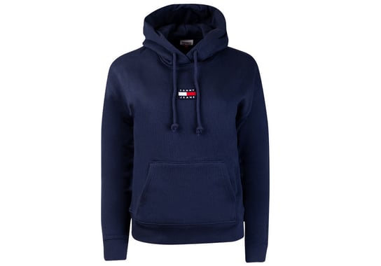 TOMMY HILFIGER BLUZA DAMSKA TJW TOMMY CENTER BADGE HOODIE NAVY DW0DW10403 C87 - Rozmiar: XXS Tommy Hilfiger