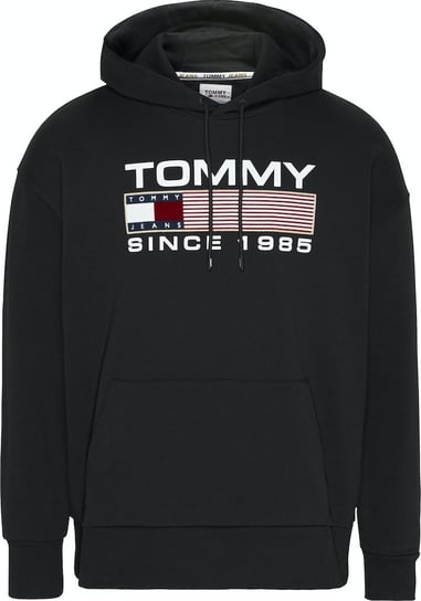 Tommy Hilfiger Bluza Męska Tjm Reg Athletic Logo Hoodie Czarna Dm0Dm15009 Bds Xl Tommy Hilfiger