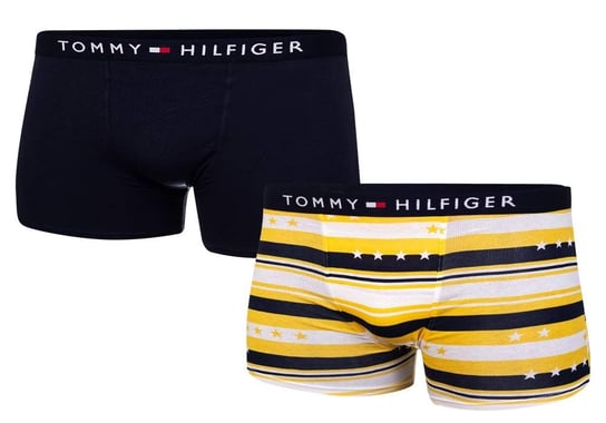 TOMMY  HILFIGER BOKSERKI DZIECIĘCE 2 PARY TRUNK UB0UB00199 013 - Rozmiar: 8-10 Tommy Hilfiger