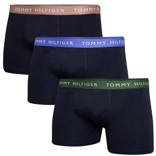 Tommy Hilfiger Bokserki Męskie 3 Pary Trunk Wb Granatowe Um0Um02324 0V1 M Tommy Hilfiger