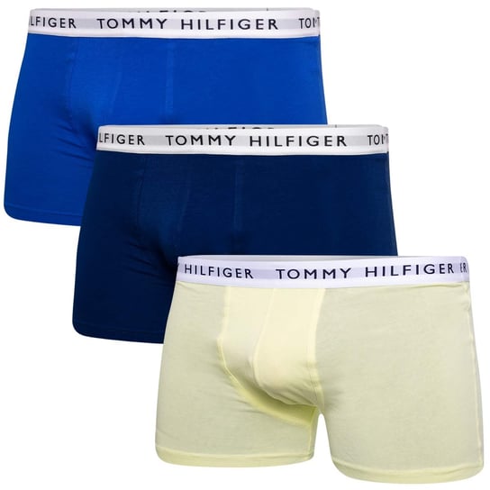 Tommy Hilfiger Bokserki Męskie 3P Trunk Granatowe/Żółte/Kobaltowe Um0Um02203 0Tm Xl Tommy Hilfiger