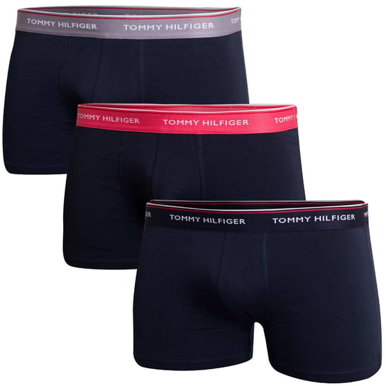 Tommy Hilfiger Bokserki Męskie 3P Trunk Wb Granatowe Um0Um01642 0Sa M Tommy Hilfiger