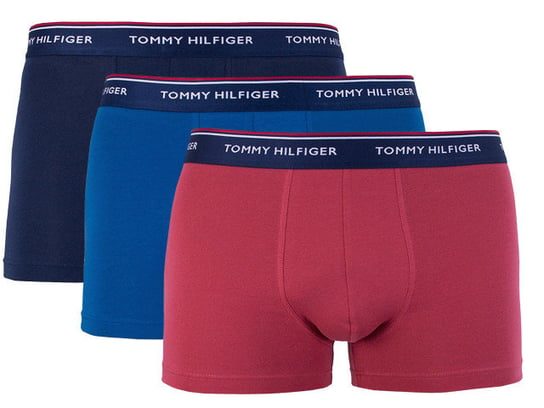 Tommy Hilfiger, Bokserki męskie, 3pack, granatowy, rozmiar S Tommy Hilfiger