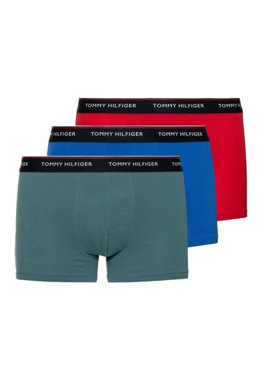 Tommy Hilfiger Bokserki Męskie Trunk 3P Blue/Green/Red 1U87903842 0Sn L Tommy Hilfiger