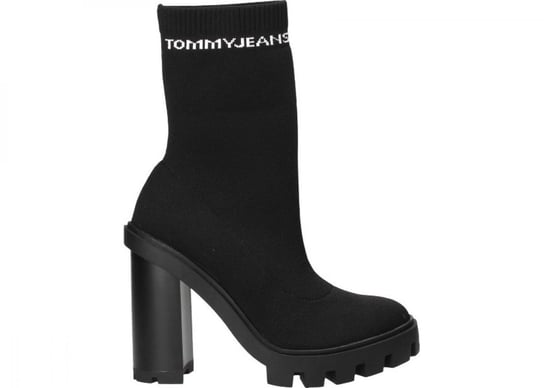 Tommy Hilfiger Botki EN0EN01081 41 Cleated Heel Sock Boot Tommy Hilfiger