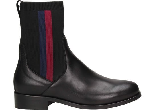 Tommy Hilfiger Botki FW0FW04156 39 Knitted Flat Boot Tommy Hilfiger