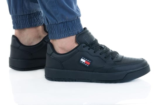 Tommy Hilfiger, Buty, Basket Leather Black EM0EM00900, rozmiar 41 Tommy Hilfiger