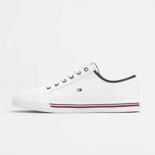 Tommy Hilfiger Core Corporate Leather Sneaker White - US11 / EU44 / 28CM Tommy Hilfiger