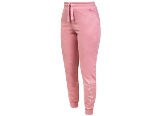 TOMMY  HILFIGER DAMSKIE SPODNIE DRESOWE ABO HERITAGE SWEATPANTS PINK WW0WW33102 TMJ - Rozmiar: L Tommy Hilfiger