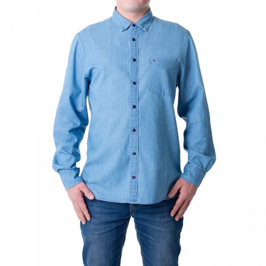 Tommy Hilfiger, koszula męska ORGANIC COTTON DENIM SHIRT MW0MWI0956-IAO L Tommy Hilfiger