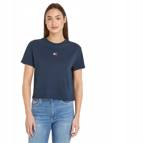 TOMMY HILFIGER KOSZULKA DAMSKA T-SHIRT GRANAT r.M Tommy Hilfiger