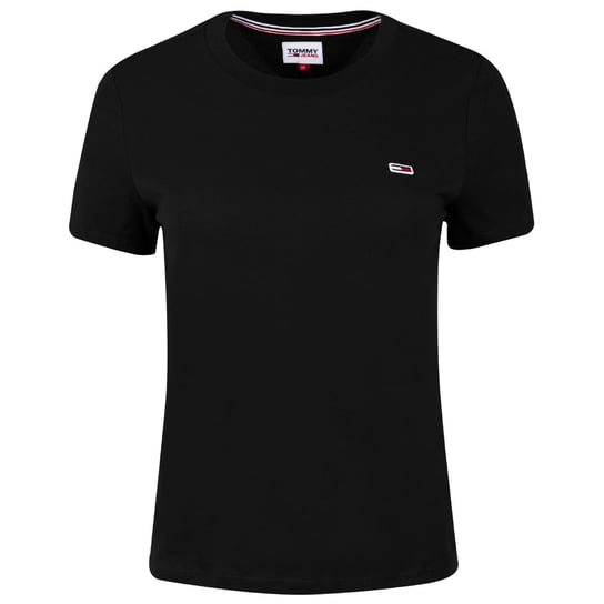 TOMMY HILFIGER KOSZULKA DAMSKA T-SHIRT TJW REGULAR JERSEY C NECK BLACK DW0DW09198 BDS - Rozmiar: XS Tommy Hilfiger