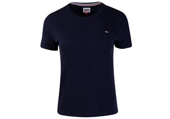 TOMMY HILFIGER KOSZULKA DAMSKA T-SHIRT TJW SOFT JERSEY TEE NAVY DW0DW06901 C87 - Rozmiar: S Tommy Hilfiger