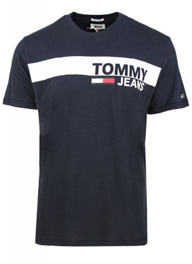 Tommy Hilfiger, Koszulka męska, granatowy, rozmiar XL Tommy Hilfiger