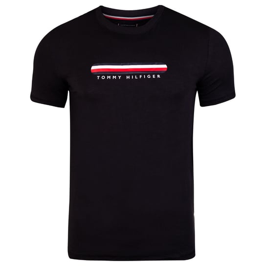 Tommy Hilfiger Koszulka Męska T-Shirt Cn Ss Tee Black Um0Um02348 Bds L Tommy Hilfiger