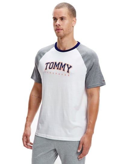 Tommy Hilfiger Koszulka Męska T-Shirt Cn Ss Tee Logo White/Gray Um0Um02351 P4A Xl Tommy Hilfiger