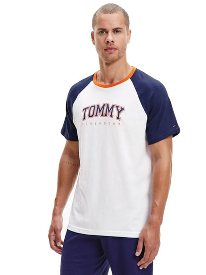 TOMMY HILFIGER KOSZULKA MĘSKA T-SHIRT CN SS TEE LOGO WHITE UM0UM02351 DY4 - Rozmiar: XL Tommy Hilfiger