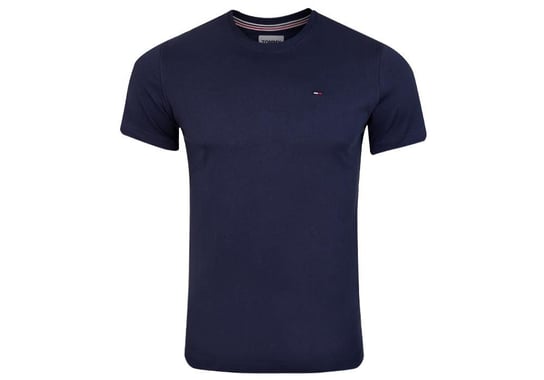 Tommy  Hilfiger Koszulka Męska T-Shirt Tjm Original Jersey Tee Navy Dm0Dm04411 002 L Tommy Hilfiger