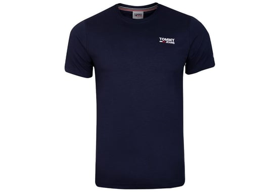 Tommy  Hilfiger Koszulka Męska T-Shirt Tjm Regular Corp Logo C Neck Granatowy Dm0Dm09588 C87 Xl Tommy Hilfiger