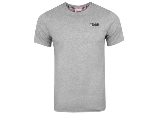 TOMMY  HILFIGER KOSZULKA MĘSKA T-SHIRT TJM REGULAR CORP LOGO C NECK GREY DM0DM09588 P01 - Rozmiar: XL Tommy Hilfiger