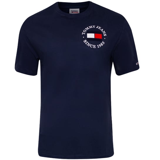 Tommy Hilfiger Koszulka Męska T-Shirt Tjm Skater Timeless Tommy Tee Navy Dm0Dm14987 C87 M Tommy Hilfiger