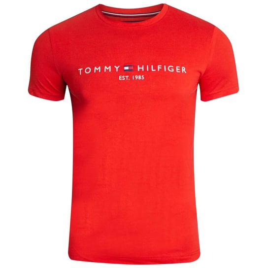 Tommy Hilfiger Koszulka Męska T-Shirt Tommy Logo Tee Czerwona Mw0Mw11797 Xnj M Tommy Hilfiger