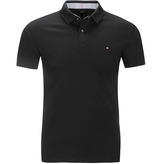 Tommy Hilfiger Koszulka Polo Polówka Męska Regular Fit Czarna Mw0Mw17770 S Inna marka