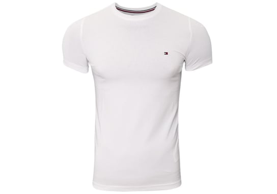 Tommy  Hilfiger Koszulka T-Shirt Core Stretch Slim Cneck Tee White 0867896625 100 M Tommy Hilfiger