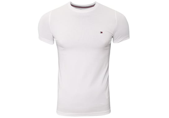 Tommy  Hilfiger Koszulka T-Shirt Core Stretch Slim Cneck Tee White 0867896625 100 S Tommy Hilfiger