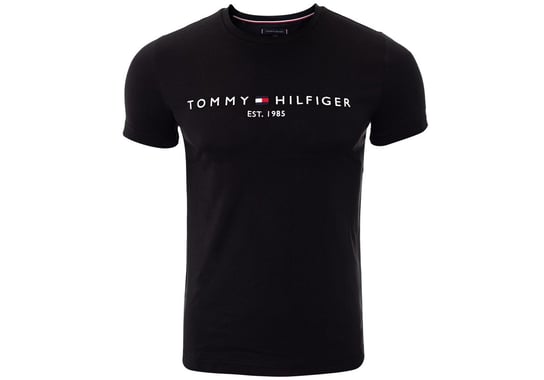 Tommy  Hilfiger Koszulka T-Shirt Core Tommy Logo Tee Black Mw0Mw11465 Bas Xs Tommy Hilfiger