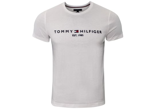 Tommy  Hilfiger Koszulka T-Shirt Core Tommy Logo Tee White Mw0Mw11465 118 3Xl Tommy Hilfiger