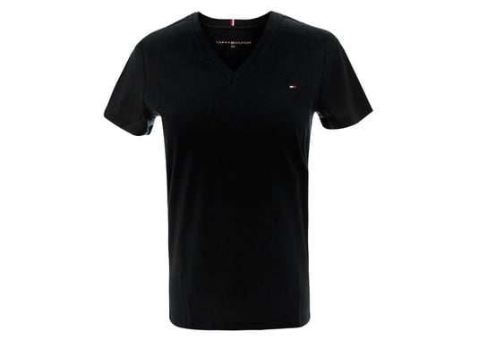 Tommy  Hilfiger Koszulka T-Shirt Heritage V-Neck Tee Black Ww0Ww24969 017 S Tommy Hilfiger