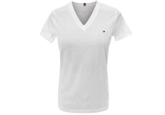 Tommy  Hilfiger Koszulka T-Shirt Heritage V-Neck Tee White Ww0Ww24969 100 M Tommy Hilfiger