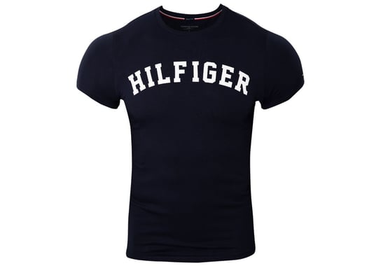 TOMMY  HILFIGER KOSZULKA T-SHIRT SS TEE LOGO NAVY UM0UM00054 416 - Rozmiar: M Tommy Hilfiger