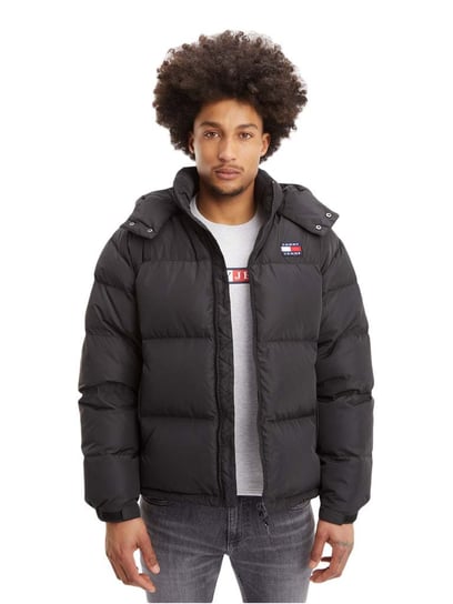 Tommy Hilfiger Kurtka Męska Zimowa Tjm Alaska Puffer Czarna Dm0Dm15445 Bds M Tommy Hilfiger